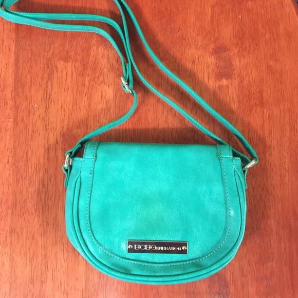 🎉HP🎉 New BCBGeneration Teal Saddle Purse - Picture 1 of 9